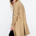 ZARA  Menswear Style Long Wool Coat Camel Photo 15