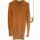 BCBGMAXAZRIA  Long Lambs Wool Sweater Brown Photo 1