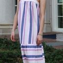 Bebop Purple/Pink Striped Sundress Photo 1