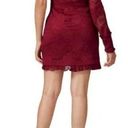 Alexis  One Shoulder Lace Ilana Dress Burgundy Size Medium Photo 1