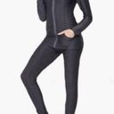 New Mix  Black Stretchy Zip Up Hoodie to pair with BBL Leggings Jacket ONLY Photo 0