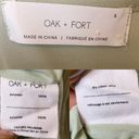 Oak + Fort  Spaghetti Strap Pleated Scoop Neck Midi Dress Mint Green, size Small Photo 4