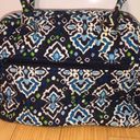 Vera Bradley Retired  Turnlock Satchel Ink Blue Photo 3