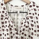 Cleobella  Blakey Hand Blocked Neutral Floral Long Sleeve Midi Dress Size Small Photo 10