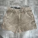 BDG NEW  Brown Corduroy Hi Rise Carpenter Shorts Size 28 Photo 0