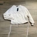 The Range white sweatshirt with scrunch sides Photo 0