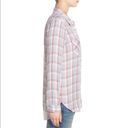 Treasure & Bond NORDSTROM  Long & Lean' Plaid Shirt Photo 2