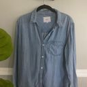 Rails Women’s Size Medium Denim Shirt Long Sleeve Button Down Photo 1