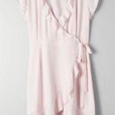 Aritzia Sunday Best Savoy Wrap Dress Pink Size 0 Photo 0