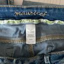 Maurice's Women’s  Capri jeans SZ 9 10 embellished stitch 32x25 light wash Photo 6