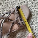 Gibson Latimer Size 8  Suede Reptile Strappy Sandals Photo 6