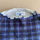 Edge Vintage Plaid Lettuce  Top Photo 5