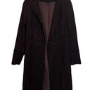 White House | Black Market WHBM Faux Leather-Trim Military Coat Photo 5