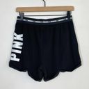 PINK - Victoria's Secret Victoria’s Secret PINK Lounge Shorts Women's Size Small Black Elastic Waist Photo 1