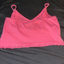 Edge Pink crop top with scalloped  Photo 2