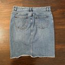 J. McLaughlin  medium wash denim skirt size 6 Photo 2