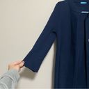 J. McLaughlin  Navy Blue Thick Cardigan Style Jacket Photo 2