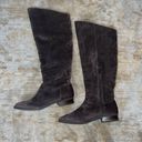 Band of Gypsies New  Luna Chocolate Brown Velvet Suede Zip Up Boots Photo 1