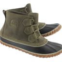Sorel Green / Gray Out N About Ankle Boots Photo 0