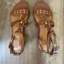 Michael Shannon Michael  Brown Gladiator Sandals Studded ~ EUC Size 8M Photo 4