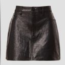 DL1961 RTR sz31 (10-12)  Alma Mini skirt Genuine leather solid black sexy a-line Photo 1