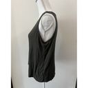 Halogen  Sleeveless Green Tank Top Shirt Sz M Photo 2