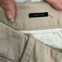 Talbots Signature Cropped Chinos Size 12P PETITE Tan Pink Embroidered Seashells Photo 6