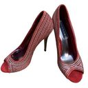 Steve Madden Red High Heel Shoes sz 7.5M P Photo 0