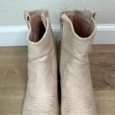 Dirty Laundry  Light Pink Western Reptile Embossed Ankle Boots Photo 8