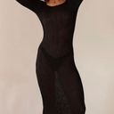 Peppermayo Exclusive - Love Ride Crochet Maxi Dress - Black - Size M/L Photo 2