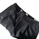 Loft  High‎ Rise Straight Leg Black Dress Pants Women's Slacks Cuff Size L New Photo 6