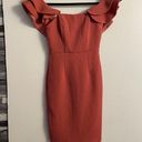 Angel Biba coral off shoulders Dress Photo 3