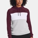 Under Armour California Golden Bears  Sweatshirt Women's Burgundy/Light Gray Photo 2