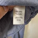 Rebecca Taylor  La Vie Blue Puff Sleeve Button Down Shirt Striped Sz S Costal Photo 5