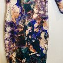 Hunter Bell  Abstract Splatter Stretchy Bodycon Dress EUC Sz S Multicolored Photo 2