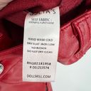 Dolls Kill NWT  Delia’s Red Vegan Leather Pants XL Photo 7