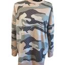 Camouflage Crew Neck Tunic Sweater Lounge Casual Everyday Photo 0