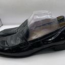 J.Crew  made in Italy Academy Penny Loafers in Black Leather Size US 11 E10 Photo 0