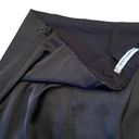 Abercrombie & Fitch Black Satin Mini Skort Size Large Photo 5