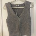 Rumor Boutique LF RUMORED TRENDING GREY KNIT VEST  Photo 3