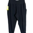 All In Motion NWT  Black High Waist Drawstring Jogger Size M Photo 3