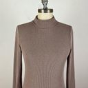 Girlfriend Collective  Fog Heather Vivien Mock Neck Bodysuit Photo 3