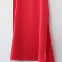 Chelsea28 Ruffle Sleeve Midi Dress in Coral Spice Photo 6