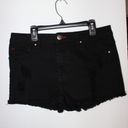 Sneak Peak Sneak Peek Black High Waisted Shorts Photo 0