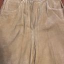 Moda Vintage  Spiegel genuine tan suede high waste pants - size 10. Photo 2