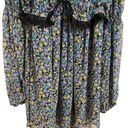 Free People  Black Combo Pennie Mini Dress Sz L NWT Photo 3