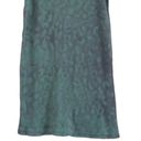 Michael Stars VTG  Sleeveless Shirt Tank Top Knit Stretch Blue Lace Trim Green OS Photo 4