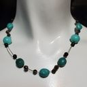 Cookie Lee  Blue & Gray Mutli-Strand Necklace Photo 2