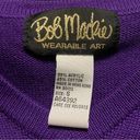 Bob Mackie NWT Vtg 90s  Wearable Art Colorblock Sweater w Colorful Embroidery Photo 6