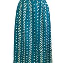 Jonathan Martin  Vintage Teal Pleated Full Skirt Photo 4